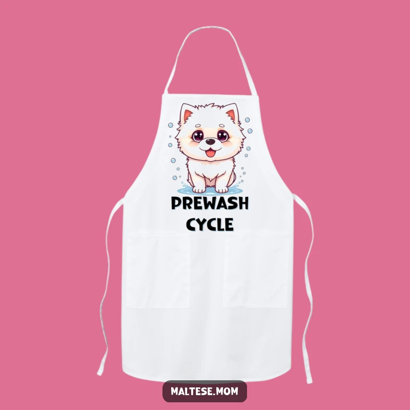 Funny Dog Shake Apron: Hilarious Fluffy Pooch Kitchen Protector