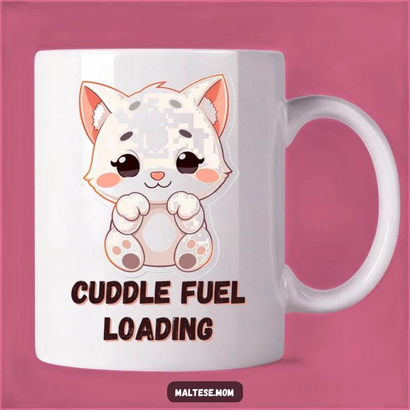 Funny Cuddly Paws Mug: Adorable Character Design, Perfect Funny Gift