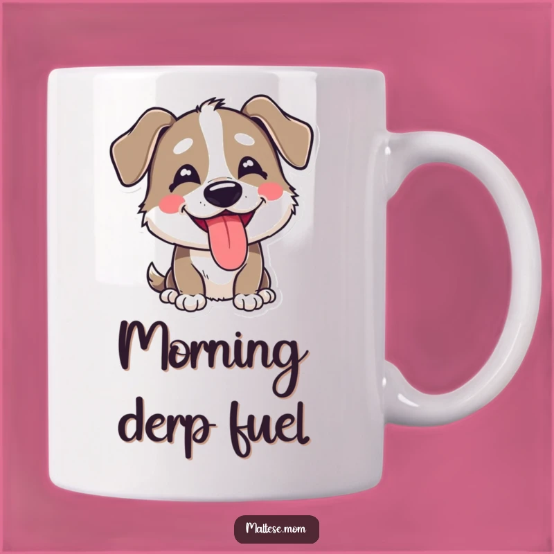Funny Goofy Dog Tongue Out Mug: Hilarious Gift for a Happy-Go-Lucky Pup Lover