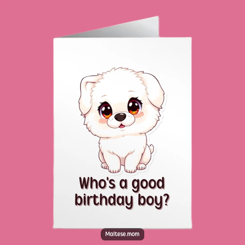 Free Printable Birthday Card: Innocent Dog Tilt - Hilarious Birthday Downloadable