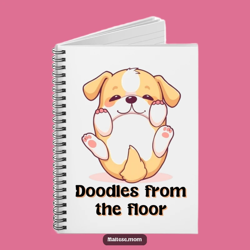 Funny Dog Rolling Notebook: Jot Down Fun, Inspiring Funny Gift