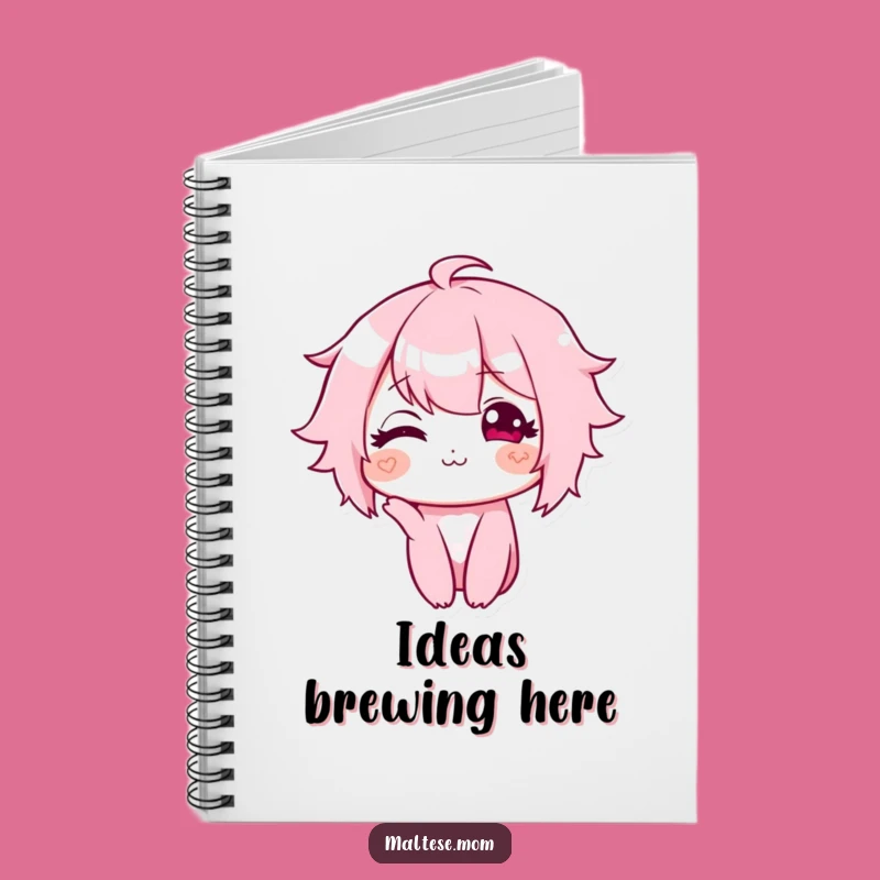 Funny Sweet Smile Character Notebook: Jot Down Ideas with a Smile