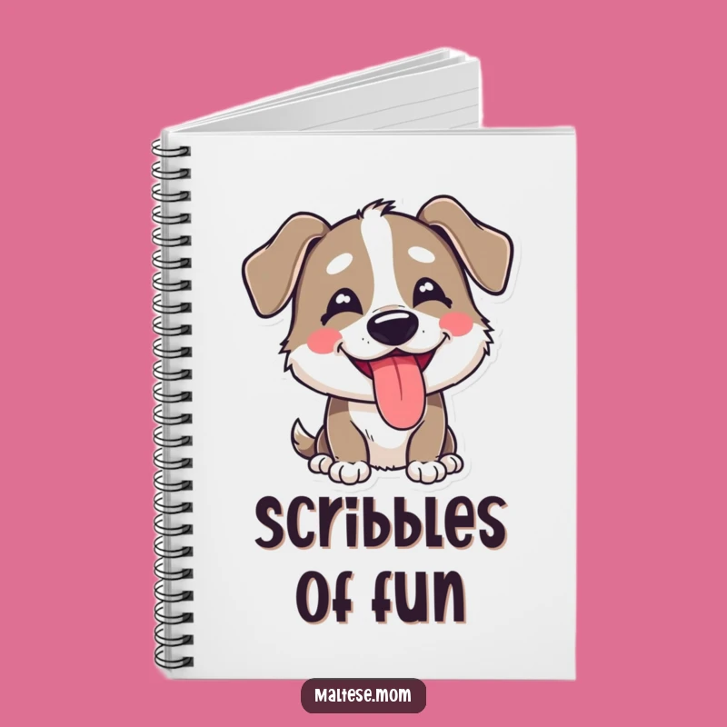Funny Goofy Dog Tongue Out Notebook: Jot Down Ideas with Canine Charm
