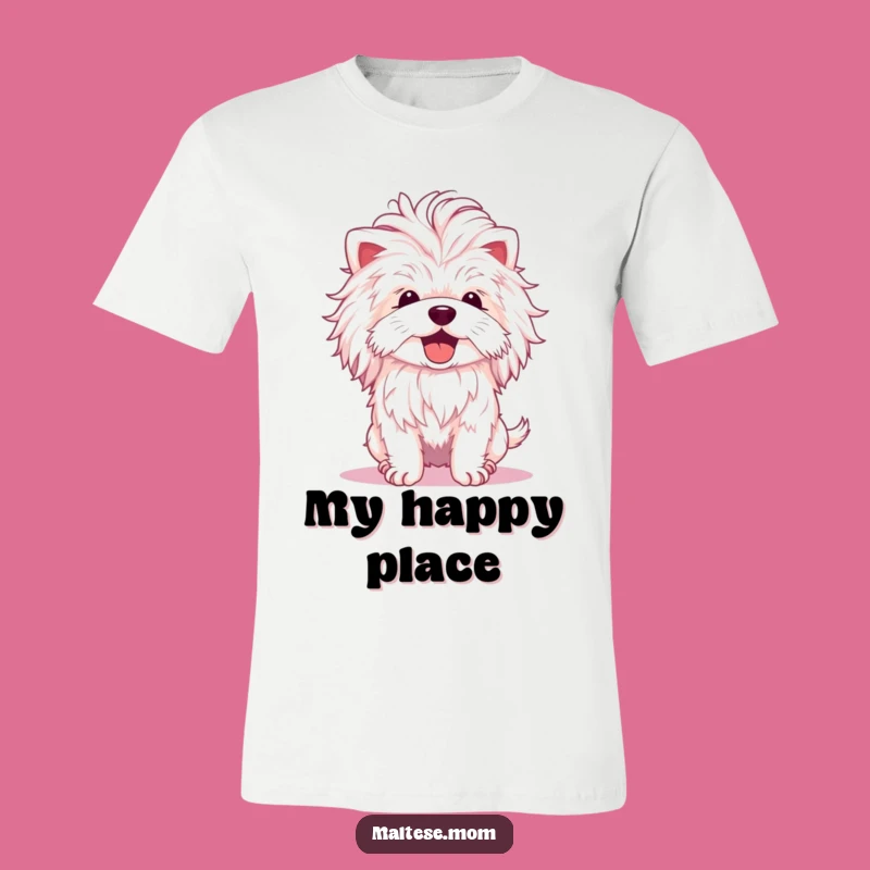 Funny Fluffy Mane Maltese T-Shirt: Shake It Off in Style!