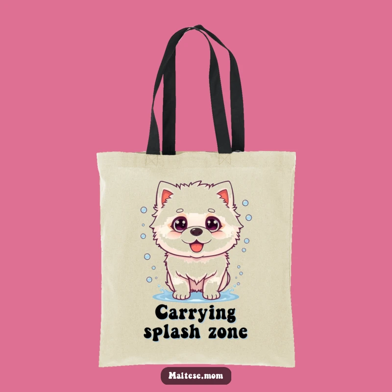 Funny Dog Shake Tote Bag: Hilarious Fluffy Pooch Carry-All